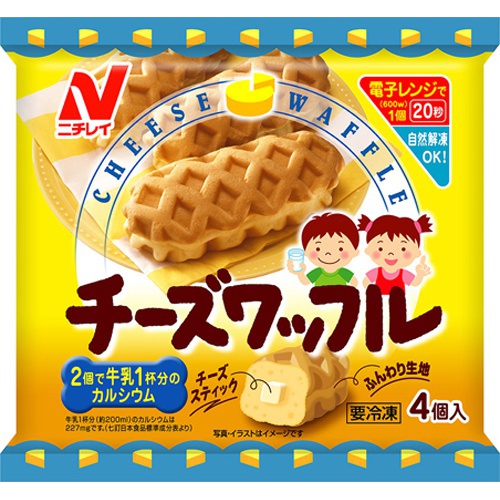 Nichirei  cheese waffles 4 pieces 1/12 – Sumotori.Trade