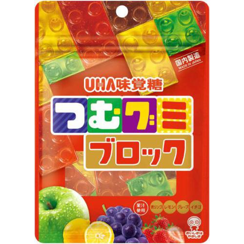 UHA Tsumu Gummy Block 81g 1/80 – Sumotori.Trade