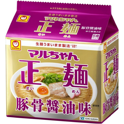 Maruchan Seimen Tonkotsu Soy Sauce 5 meal pack 1/18 – Sumotori.Trade