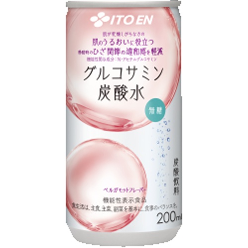 Itoen Glucosamine Carbonated Water Can 200ml 1/30 – Sumotori.Trade