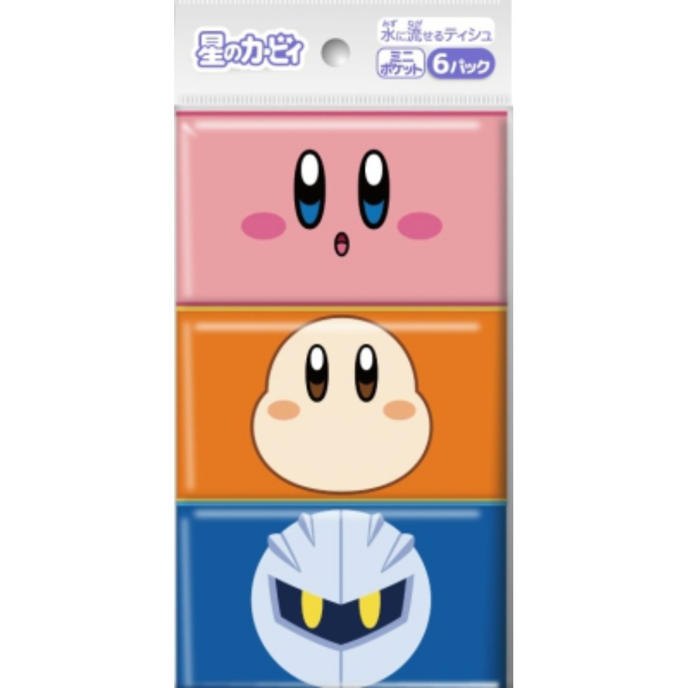 Kirby Mini Pocket Tissues (Set of 6) 1/60 – Sumotori.Trade