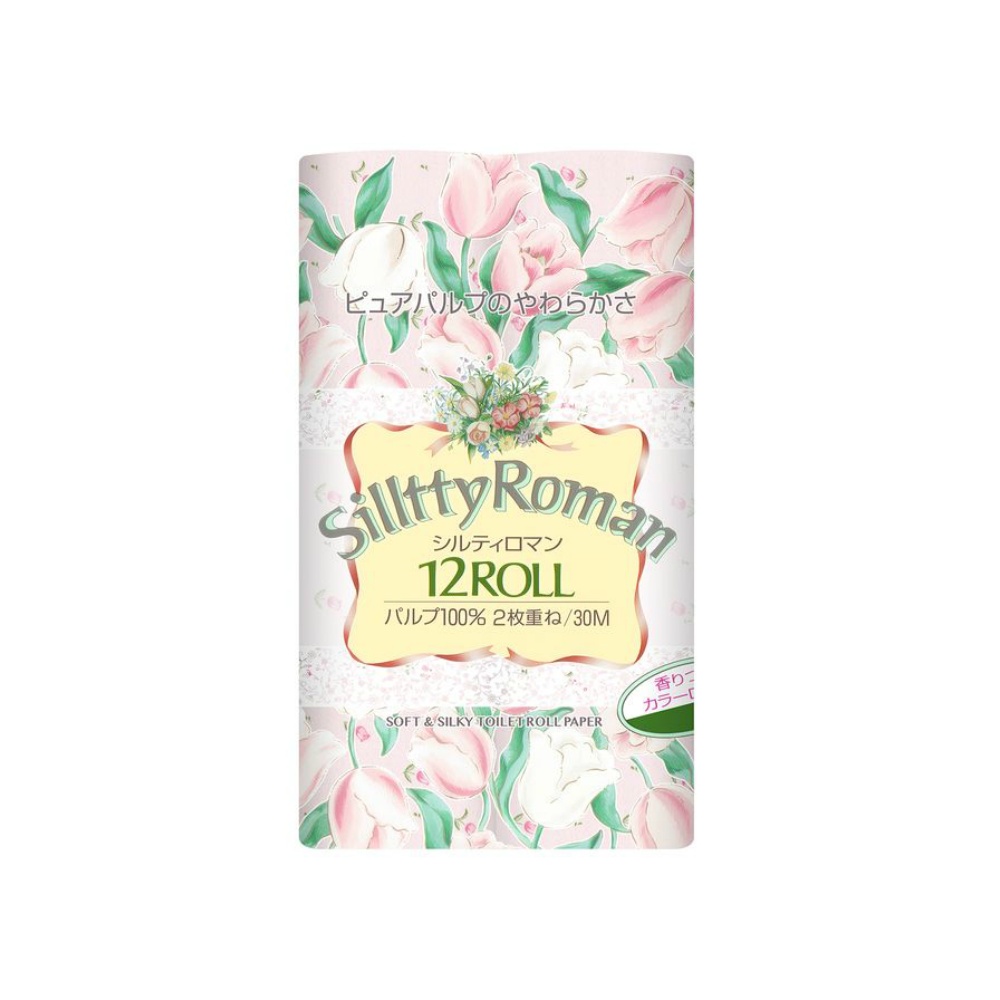 Silty Roman Toilet Paper, 12 Rolls, Double 1/8 – Sumotori.Trade
