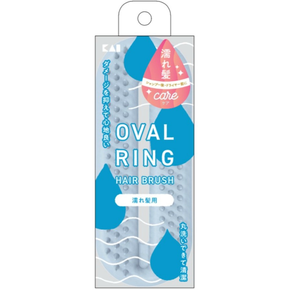 Oval Ring Hair Brush for Wet Hair (Gray) 1/60 – Sumotori.Trade