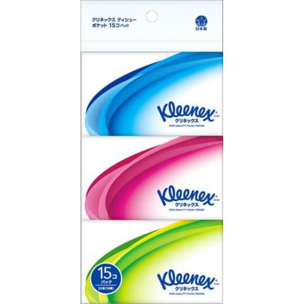 Kleenex Tissue Pockets 15-pack 1/20 – Sumotori.Trade