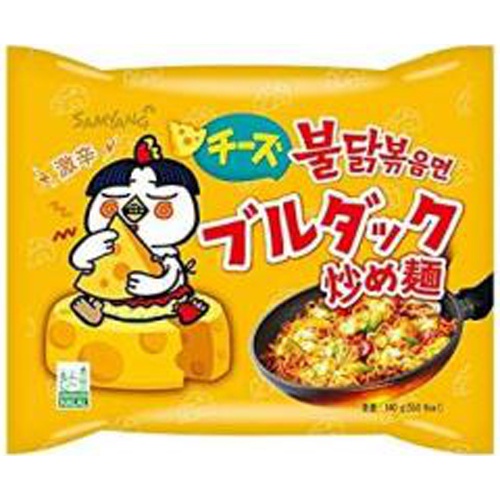 Cheese Buldak Stir-fried Noodles 140g Bag 1/40 – Sumotori.Trade
