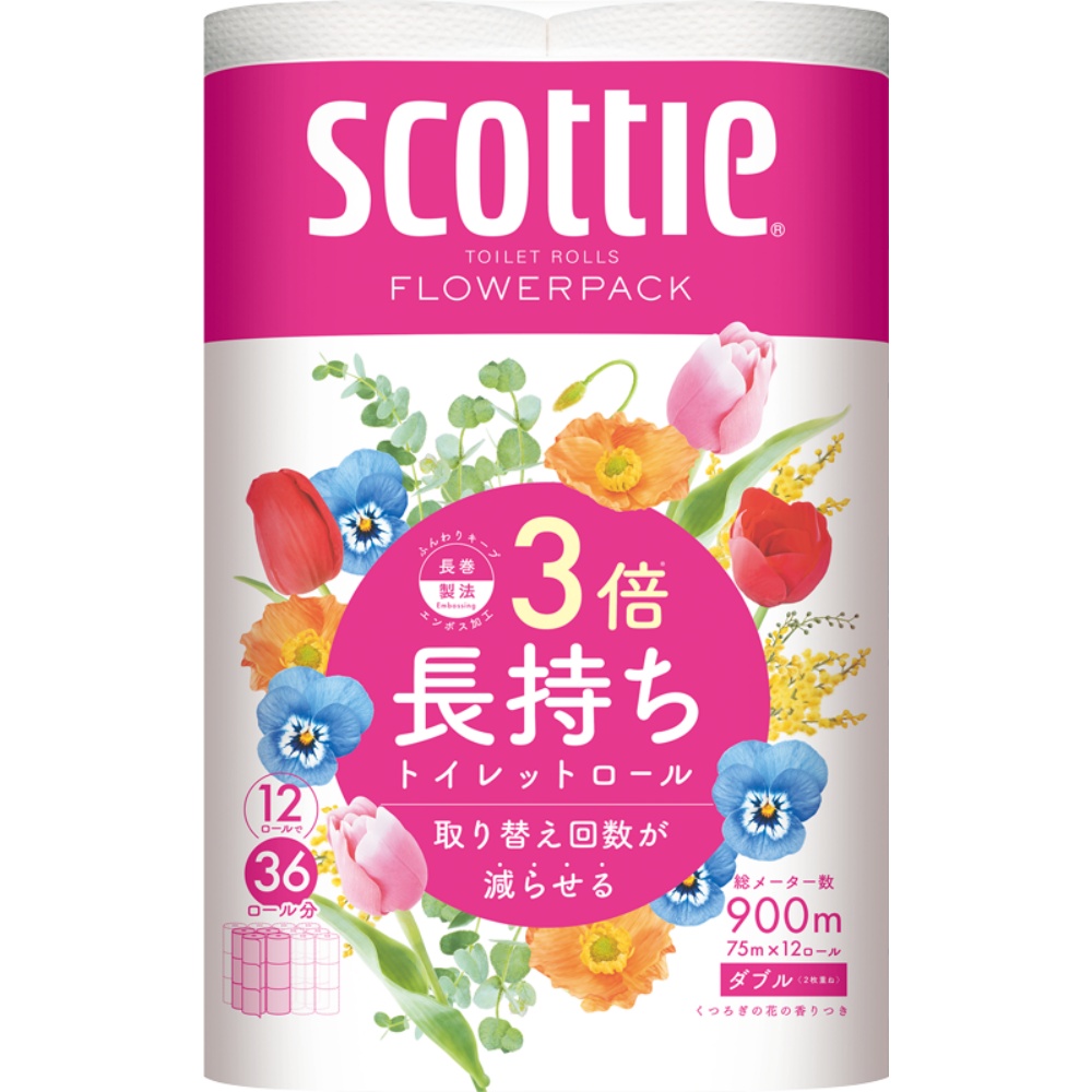 Scotti Flower Pack, triple-wrapped, 12 rolls 1/4 – Sumotori.Trade