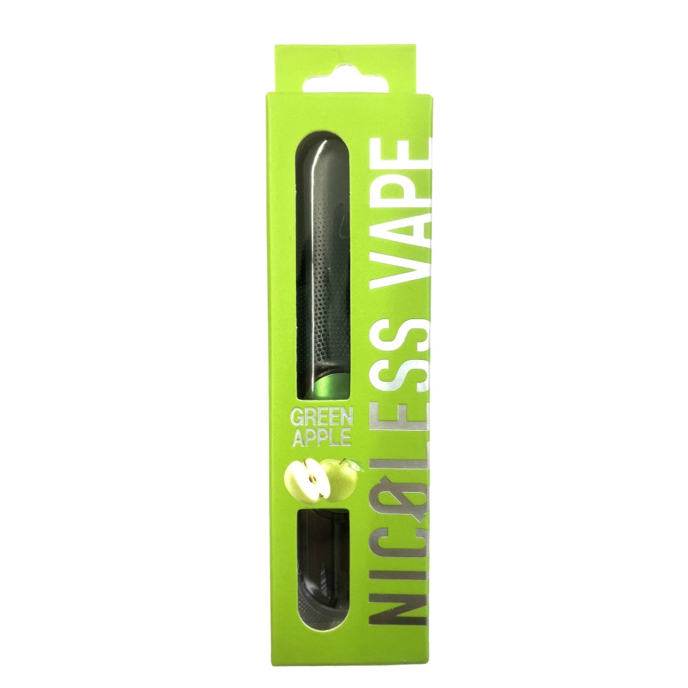 Disposable electronic vape NICOLESS VAPE Green Apple 1/100 – Sumotori.Trade