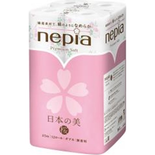 Nepia Premium Soft Roll 12RW Sakura 1/6 – Sumotori.Trade