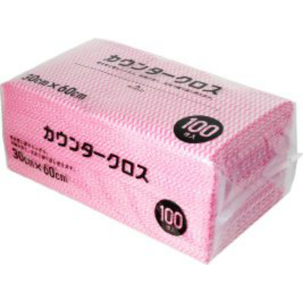 Counter cloths, 100 sheets, pink 1/16 – Sumotori.Trade