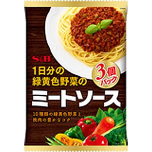 S&B One Day's Worth of Green and Yellow Vegetables Meat Sauce 3-pack 1/16 – Sumotori.Trade
