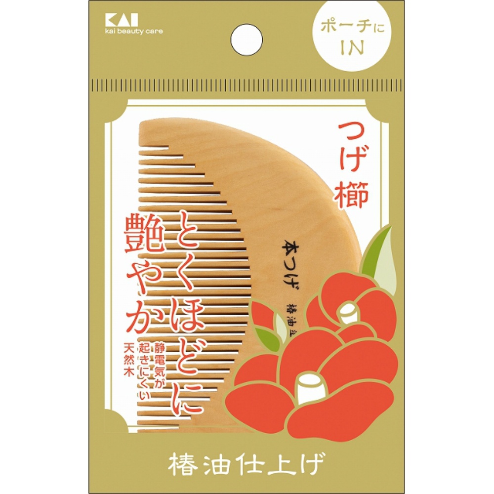 Boxwood comb, half-moon shape, 000KQ3136 1/360 – Sumotori.Trade