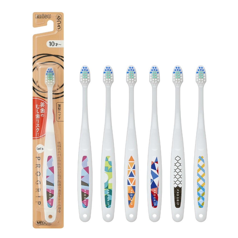 B-3640M LET'S Pro Grip Toothbrush, Regular 1/360 – Sumotori.Trade