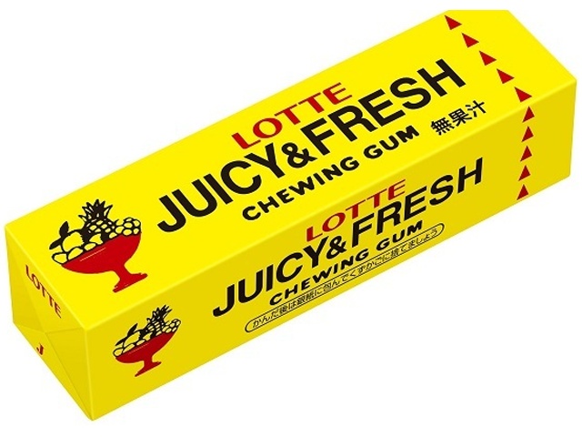 Lotte Juicy & Fresh Gum 9 pieces 1/300 – Sumotori.Trade