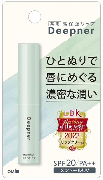 Omi Brotherhood Menturm Deepener Lip Menthol UV 1/200 – Sumotori.Trade