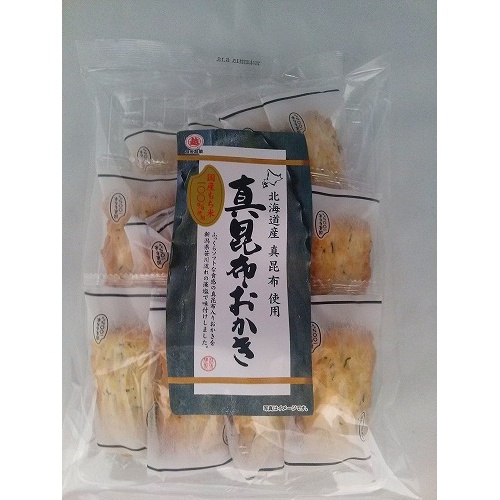 Echigo Konbu Rice Crackers 12 pieces 1/12 – Sumotori.Trade