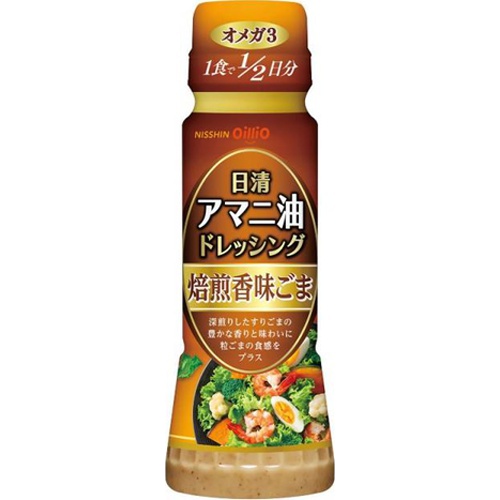 Nissin Flaxseed Oil Dressing Roasted Sesame 160ml 1/24 – Sumotori.Trade