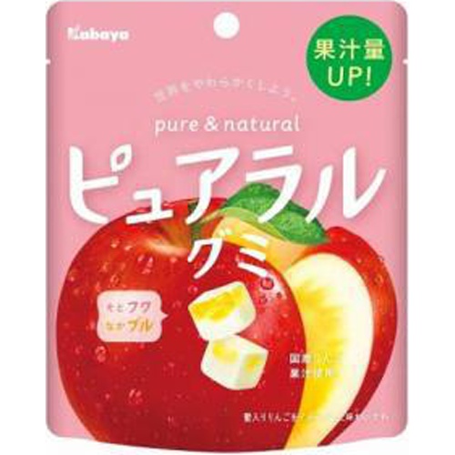 Kabaya Pureral Gummy Apple 58g 1/96 – Sumotori.Trade