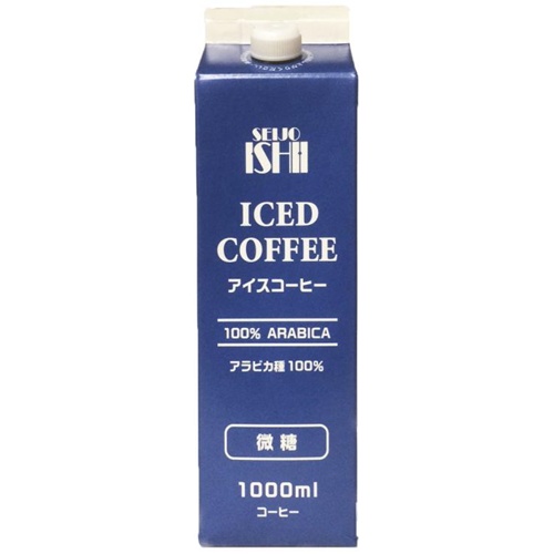 Seijo Ishii Iced Coffee, Lightly Sweetened, 1000ml 1/12 – Sumotori.Trade
