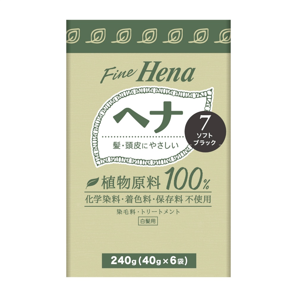Tenstar Fine Henna 6P Soft Black 40g x 6 1/36 – Sumotori.Trade