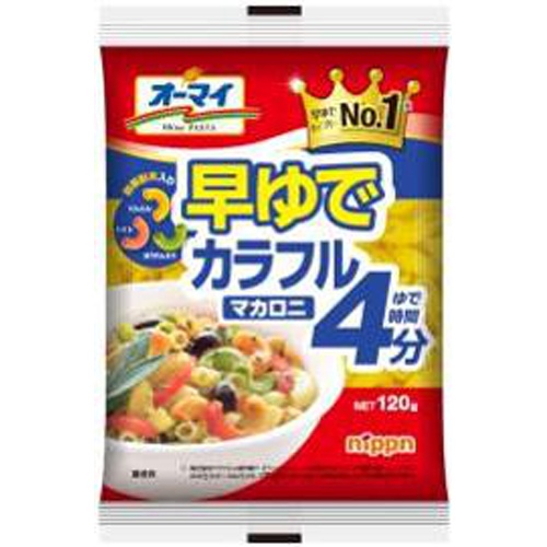 Oh My Quick Boiled Colorful Macaroni 120g 1/32 – Sumotori.Trade