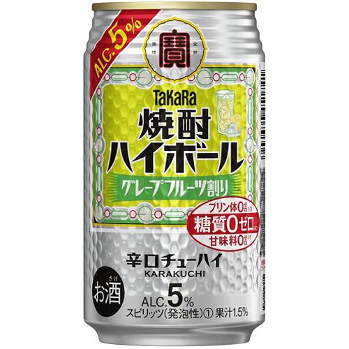 Takara Shochu Highball Grapefruit 5% 350ml 1/24 – Sumotori.Trade