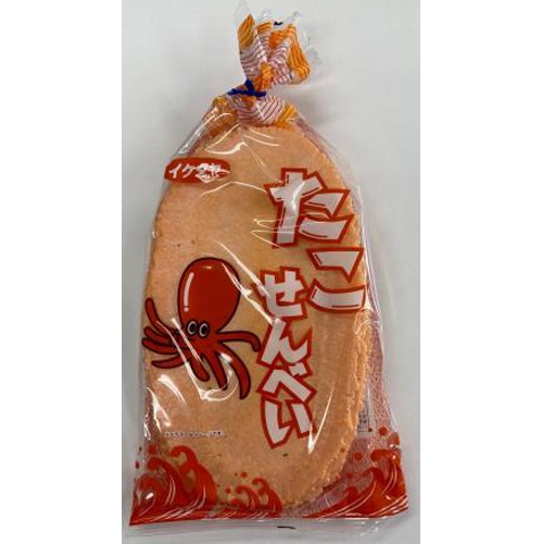 Ikedaya Octopus Crackers, 7 pieces 1/12 – Sumotori.Trade
