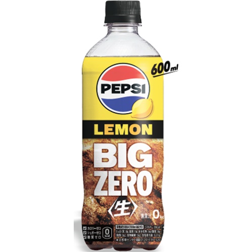 Pepsi <draft> BIG ZEROLEMONP 600ml 1/24 – Sumotori.Trade