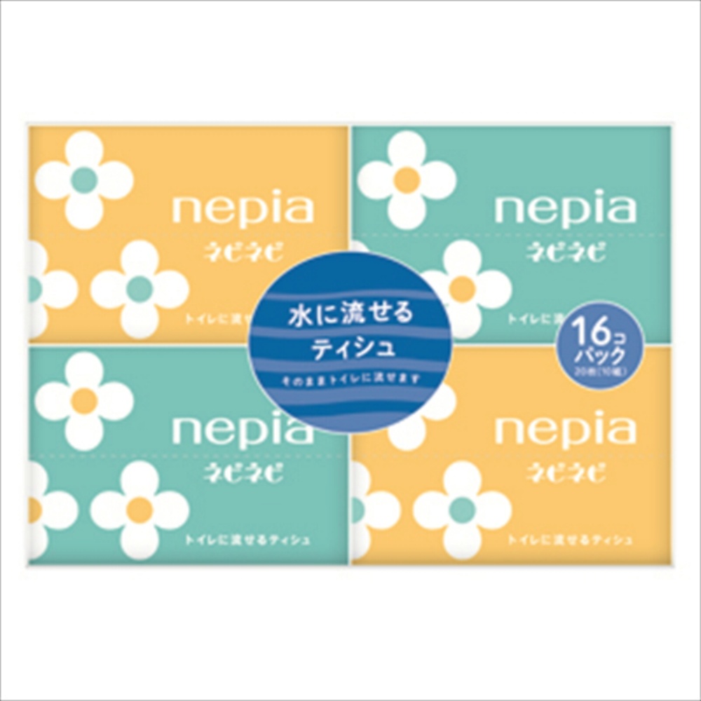 Nepinepi flushable pocket tissues 16 pack 1/40 – Sumotori.Trade