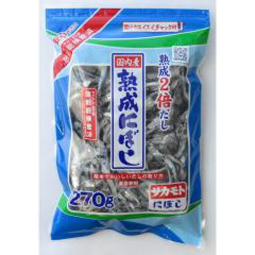Sakamoto Domestically Grown Matured Niboshi 270g 1/20 – Sumotori.Trade