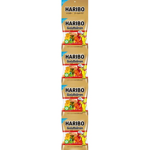 Haribo Gold Bear 4-pack Gummy 1/40 – Sumotori.Trade