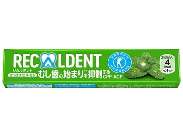 Recaldent Refreshing Mint Gum, 14 pieces 1/300 – Sumotori.Trade