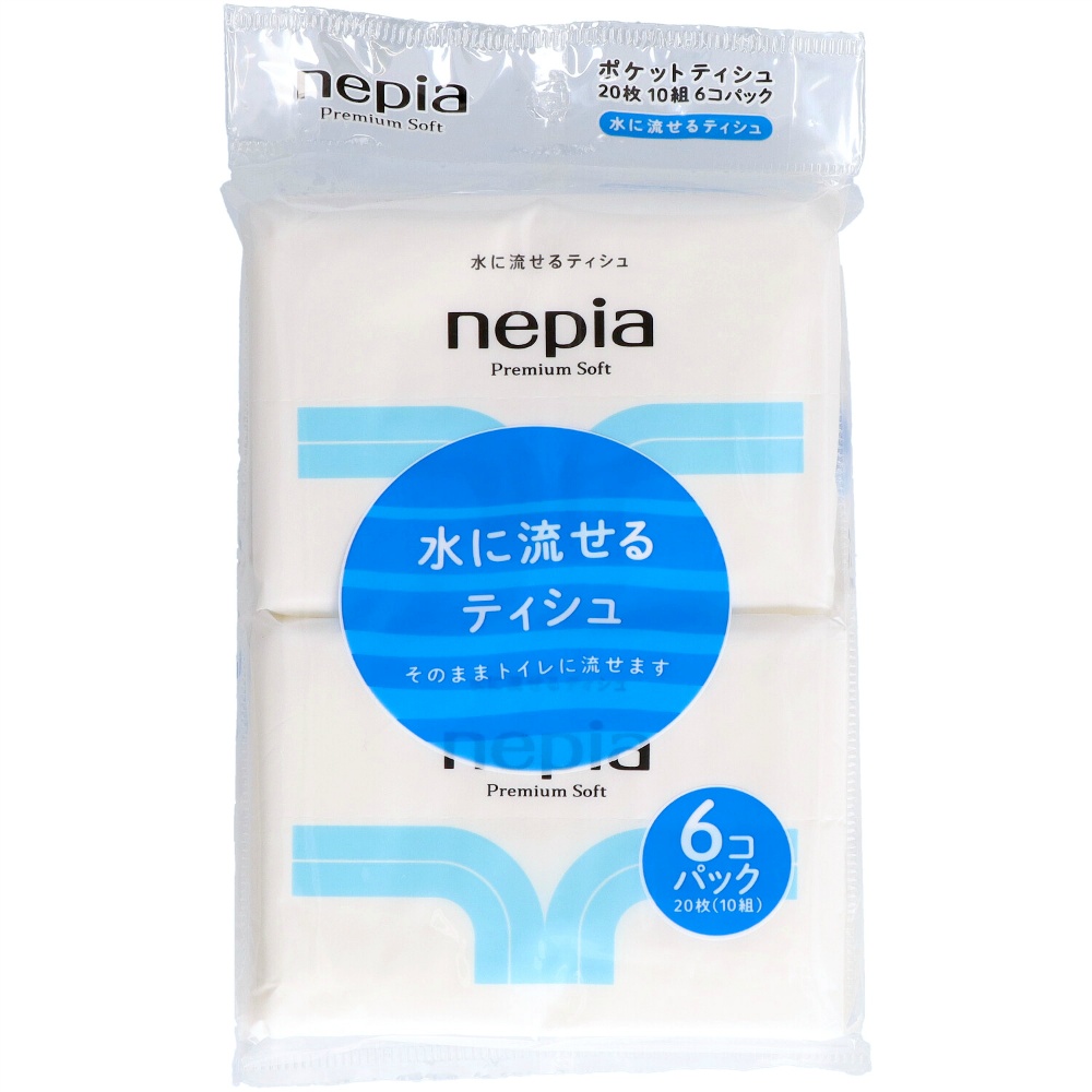 Nepia Premium Soft Flushable Pockets 6P 1/48 – Sumotori.Trade
