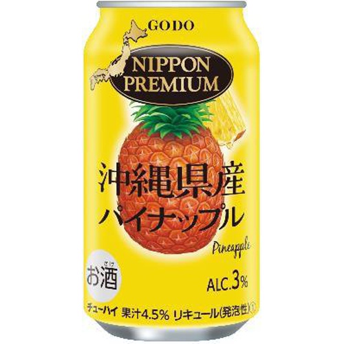 Godo Nippon Premium Pineapple 350ml 1/24 – Sumotori.Trade