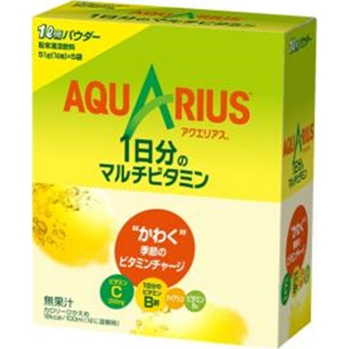 Aquarius 1-day multivitamin powder 5 packets 1/6 – Sumotori.Trade
