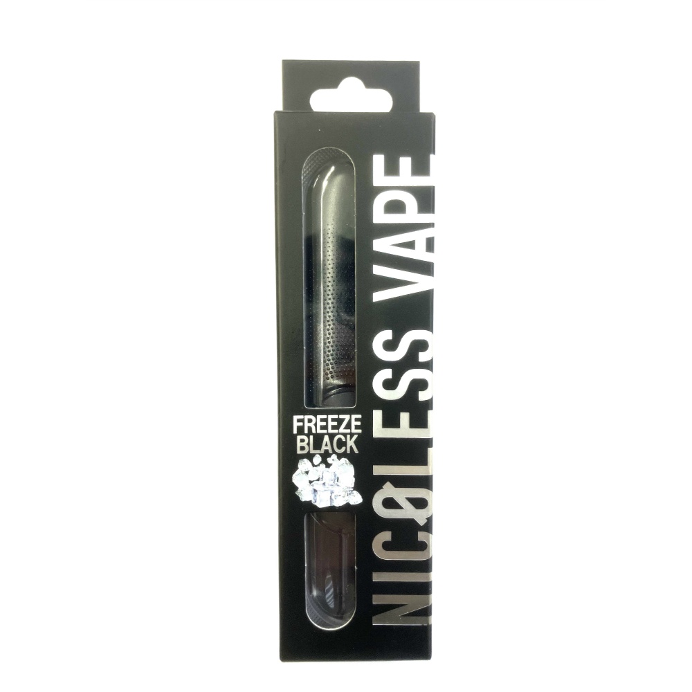 Disposable electronic vape, NICOLESS Vape, Freeze Black 1/100 – Sumotori.Trade