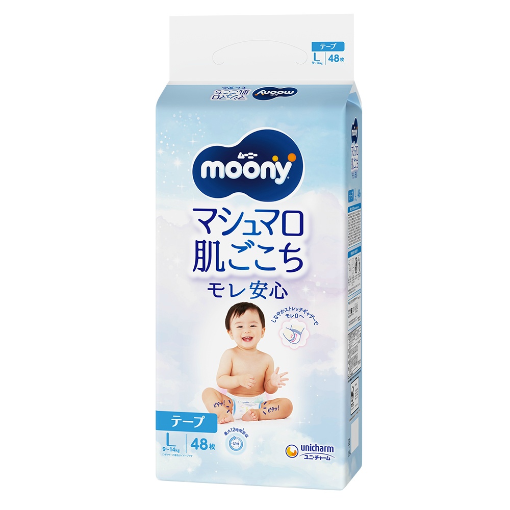 Moony Marshmallow Skin Comfort Leak-Free L 1/4 – Sumotori.Trade
