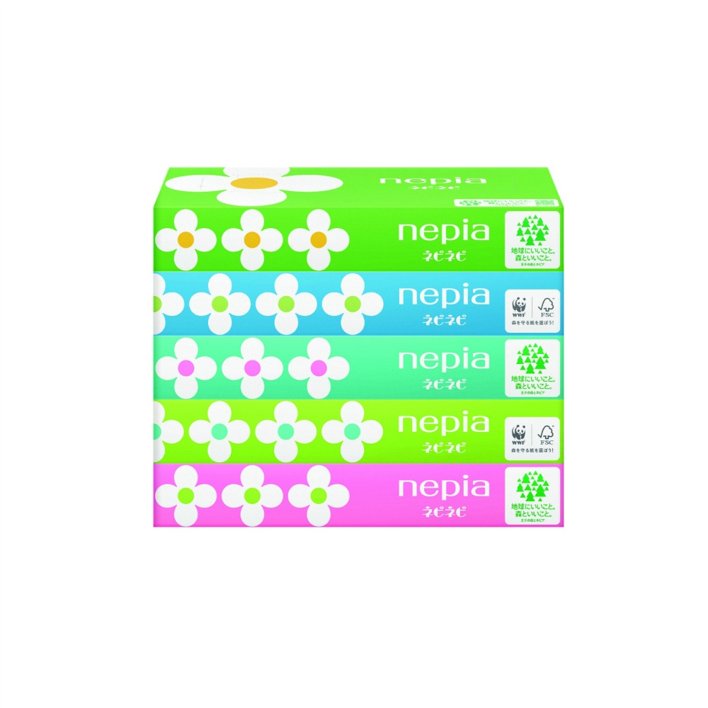 Nepia Nepinepi Tissues 150 pairs (5 packs) 1/18 – Sumotori.Trade