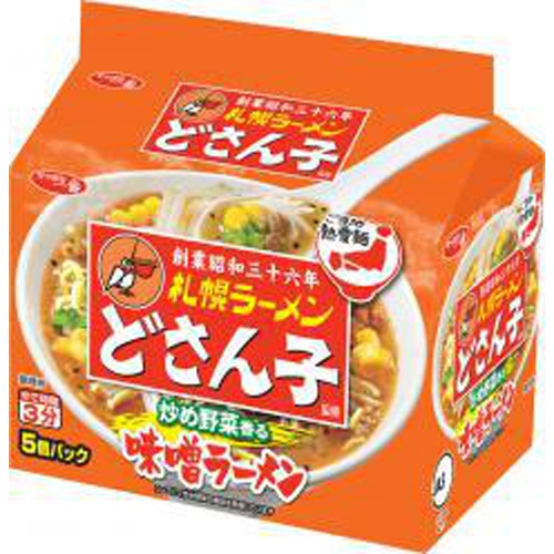 Sanyo Sapporo Ramen Miso Ramen supervised by Dosanko 5 meals 1/18 – Sumotori.Trade