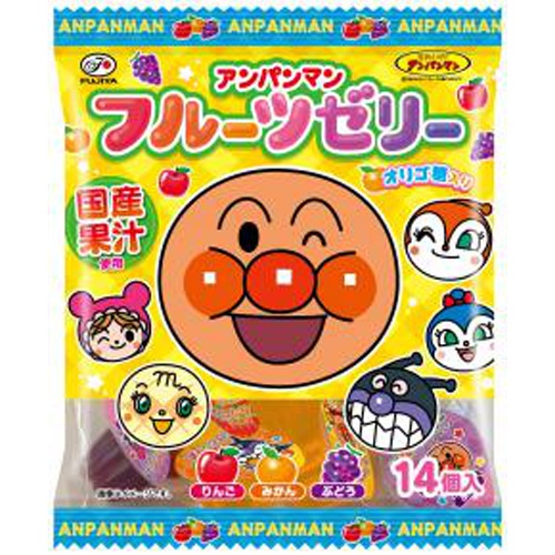 Fujiya Anpanman Fruit Jelly 14 pieces 1/18 – Sumotori.Trade