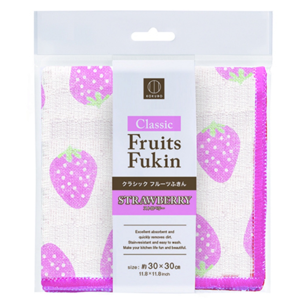 Classic Fruit Dishcloth Strawberry 1/300 – Sumotori.Trade