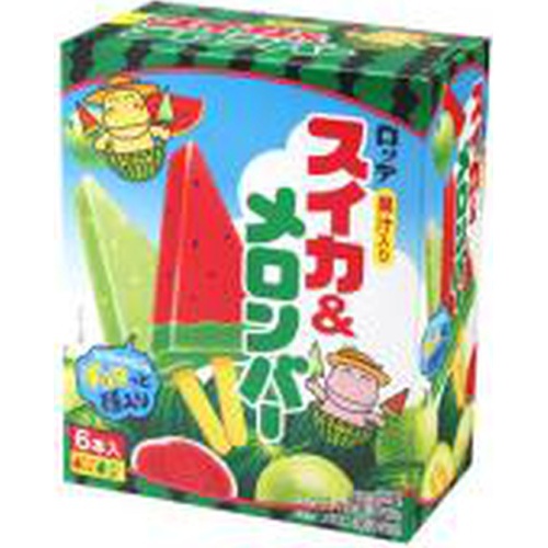 Lotte Watermelon & Melon Bar 6 pieces 1/9 – Sumotori.Trade