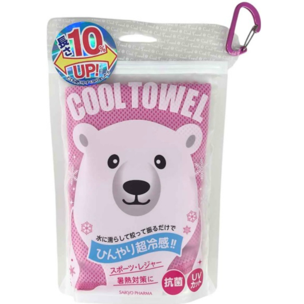 Cool Towel Polar Bear Blossom Pink 1/60 – Sumotori.Trade