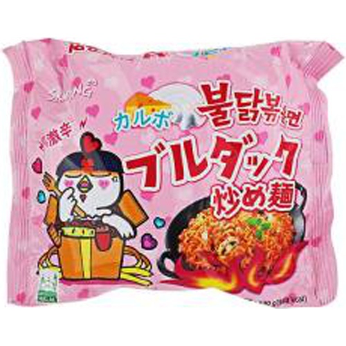 Carbonara Buldak Stir-fried Noodles Bag 130g 1/40 – Sumotori.Trade