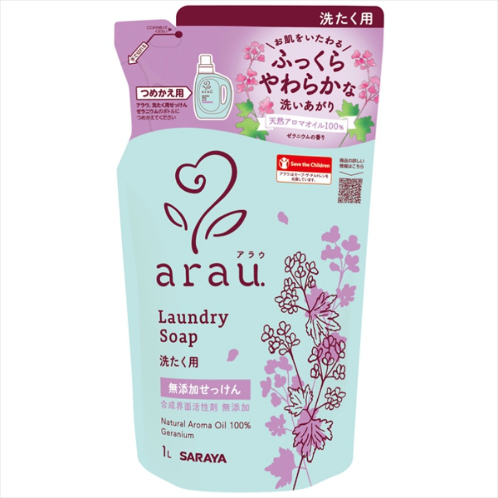 Arau Geranium Laundry Soap Refill, 1L 1/12 – Sumotori.Trade