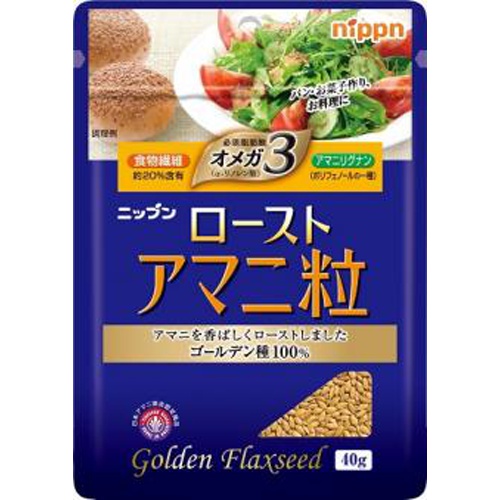 Nippun Roasted Flaxseed Grains 40g 1/24 – Sumotori.Trade