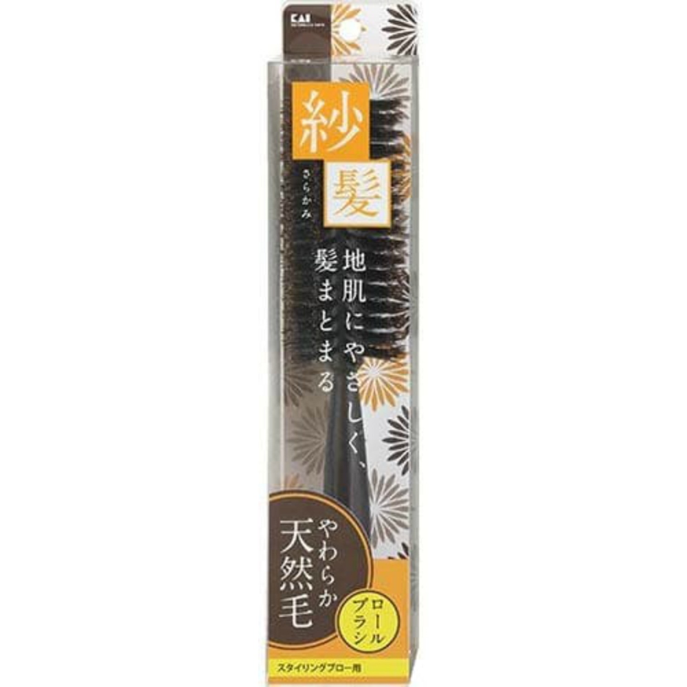 KQ1542 KQ Natural Hair Roll Brush (Sha-Hair) L 1/60 – Sumotori.Trade